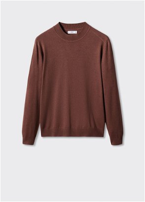 Brown O'Lock-intarsia wool sweater, Fendi