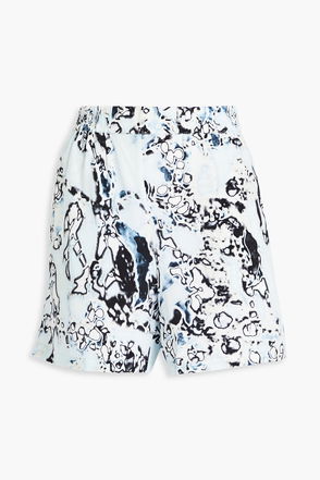 VALENTINO GARAVANI Mini Bandana printed silk crepe de chine shorts