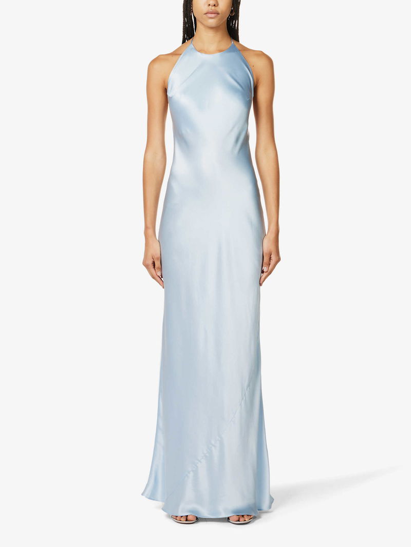 REFORMATION Jeany Open-Back Silk Maxi Dress | Endource