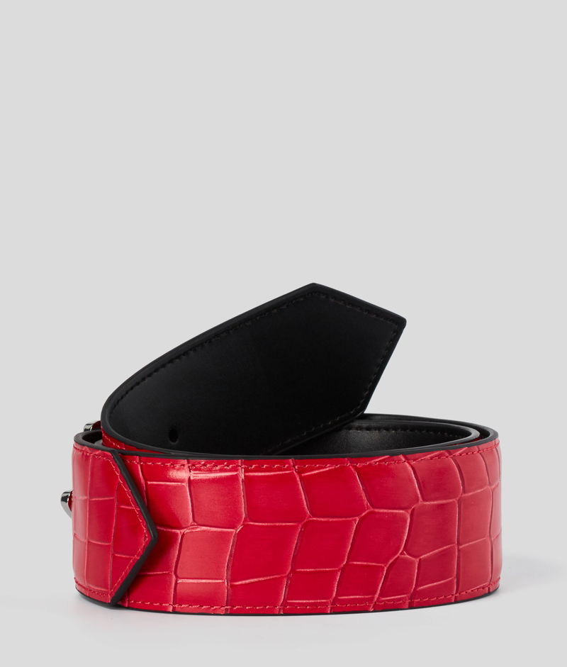 Karl Lagerfeld K/Autograph Leather Belt