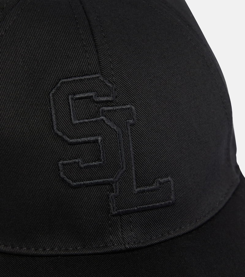 Saint Laurent Baseball Cap in Black