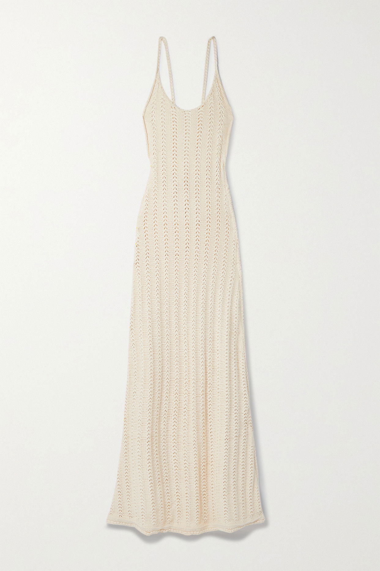 SAVANNAH MORROW Cindy Crocheted Organic Cotton Maxi Dress | Endource