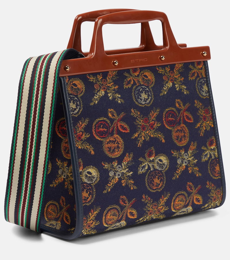 Etro Mini Jacquard Love Trotter Tote Bag - Neutrals