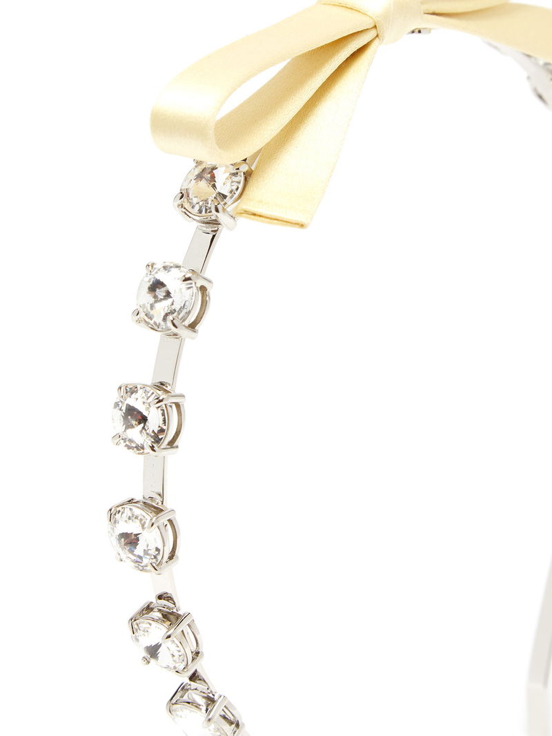 Miu Miu Crystal Bow Headband