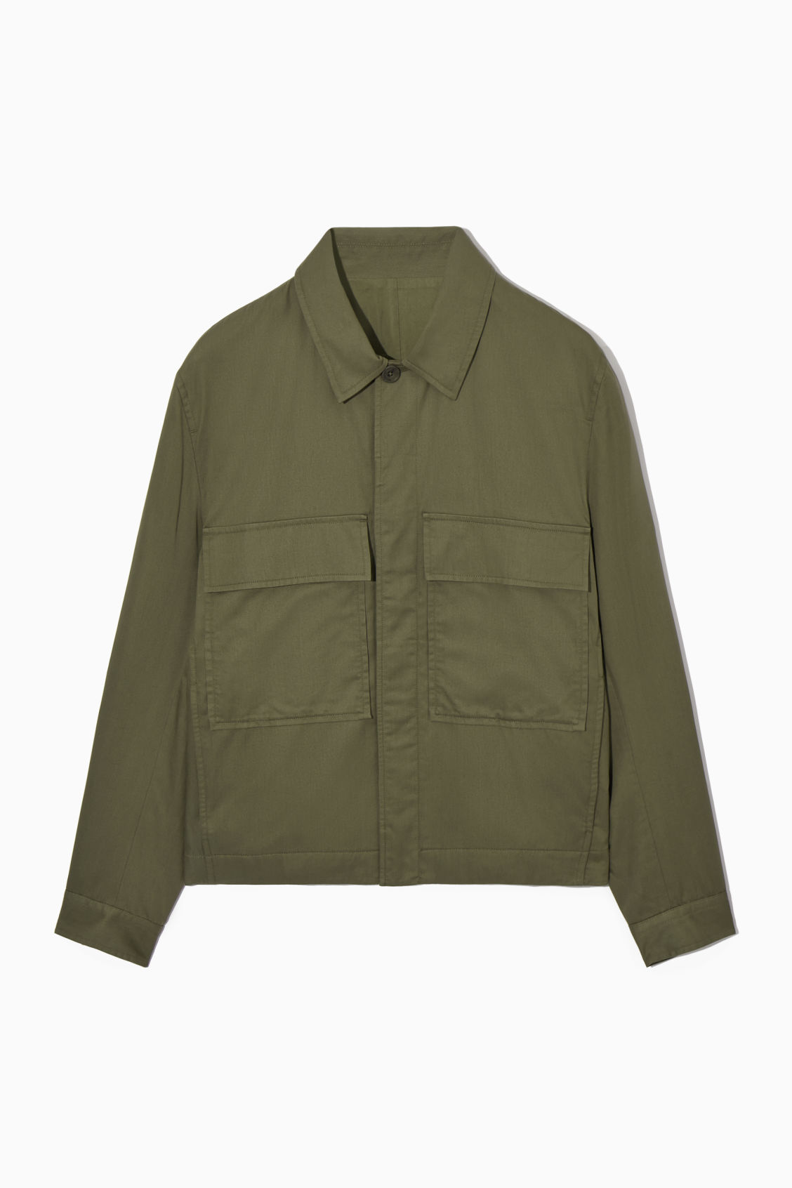 COS Twill Utility Overshirt | Endource