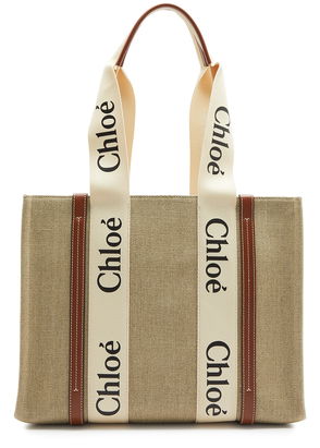 Chloé Medium Woody Denim Tote