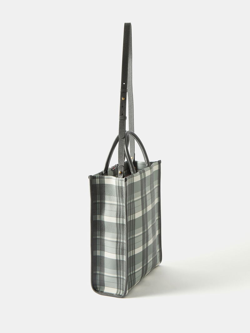 Slim Vertical Denny Tote in Charcoal - Men | Burberry® Official