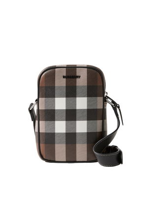 Burberry Paddy Check-print Shell Cross-body Bag in Brown for Men