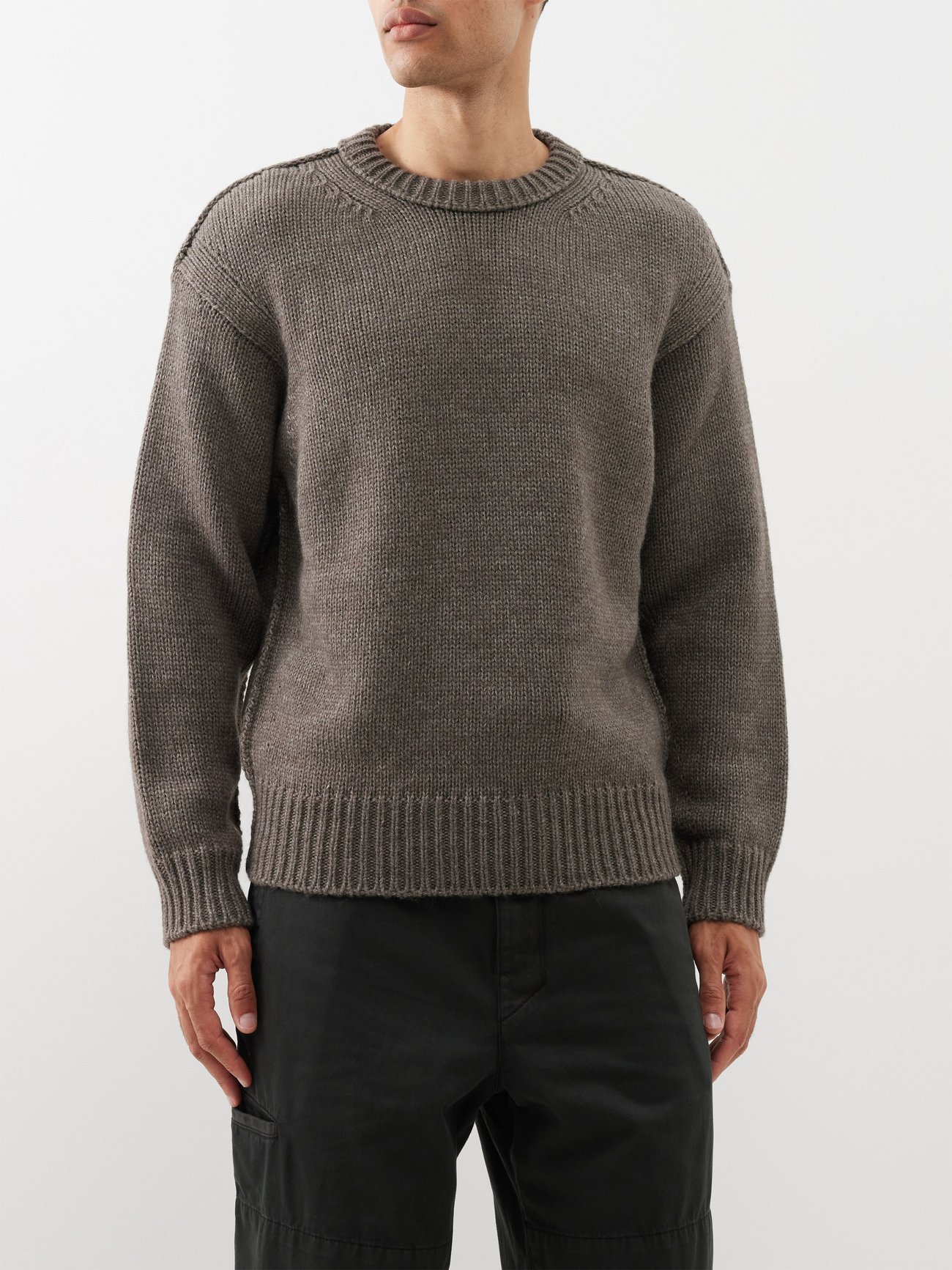 LEMAIRE Boxy Knitted Sweater | Endource