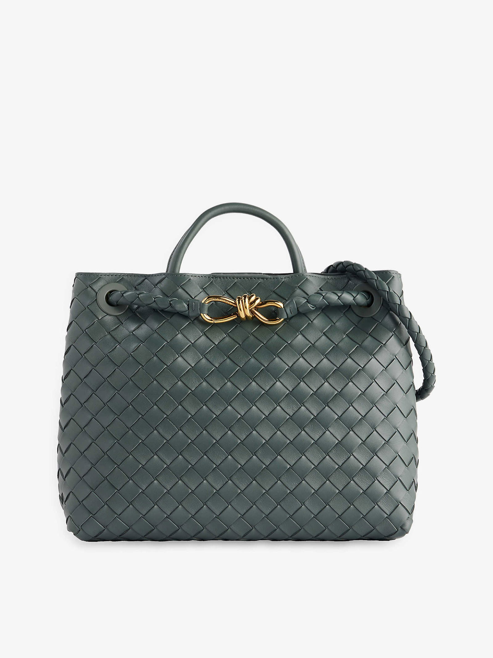 Bottega Veneta Andiamo Leather Top-Handle Bag | Endource