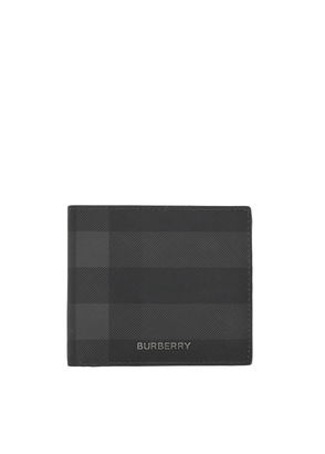 Burberry Man's Vintage Check Bi-Fold Coin Wallet