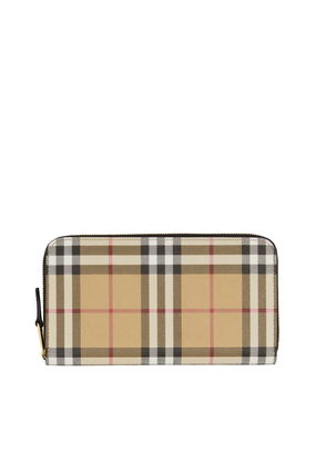 Burberry Lancaster Check Trifold Wallet