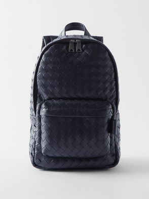 Brown Toile Iconographe-jacquard twill backpack