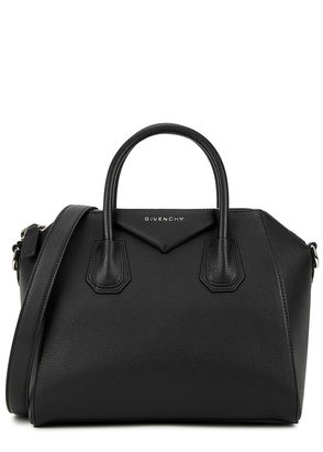 Antigona Micro Leather Tote Bag in Black - Givenchy