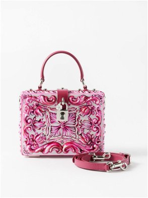 Dolce & Gabbana Dolce And Gabbana Pink Cinderella Plexiglass Box