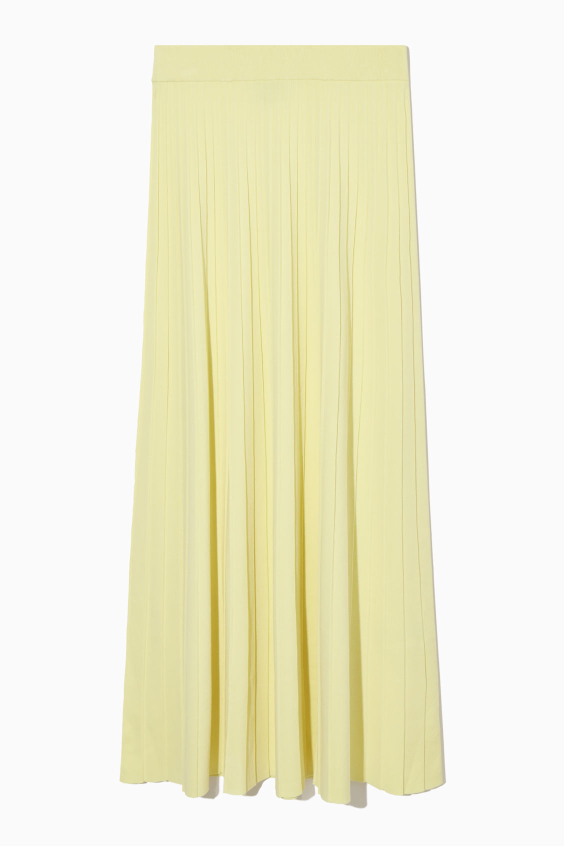 COS Pleated Knitted Maxi Skirt | Endource