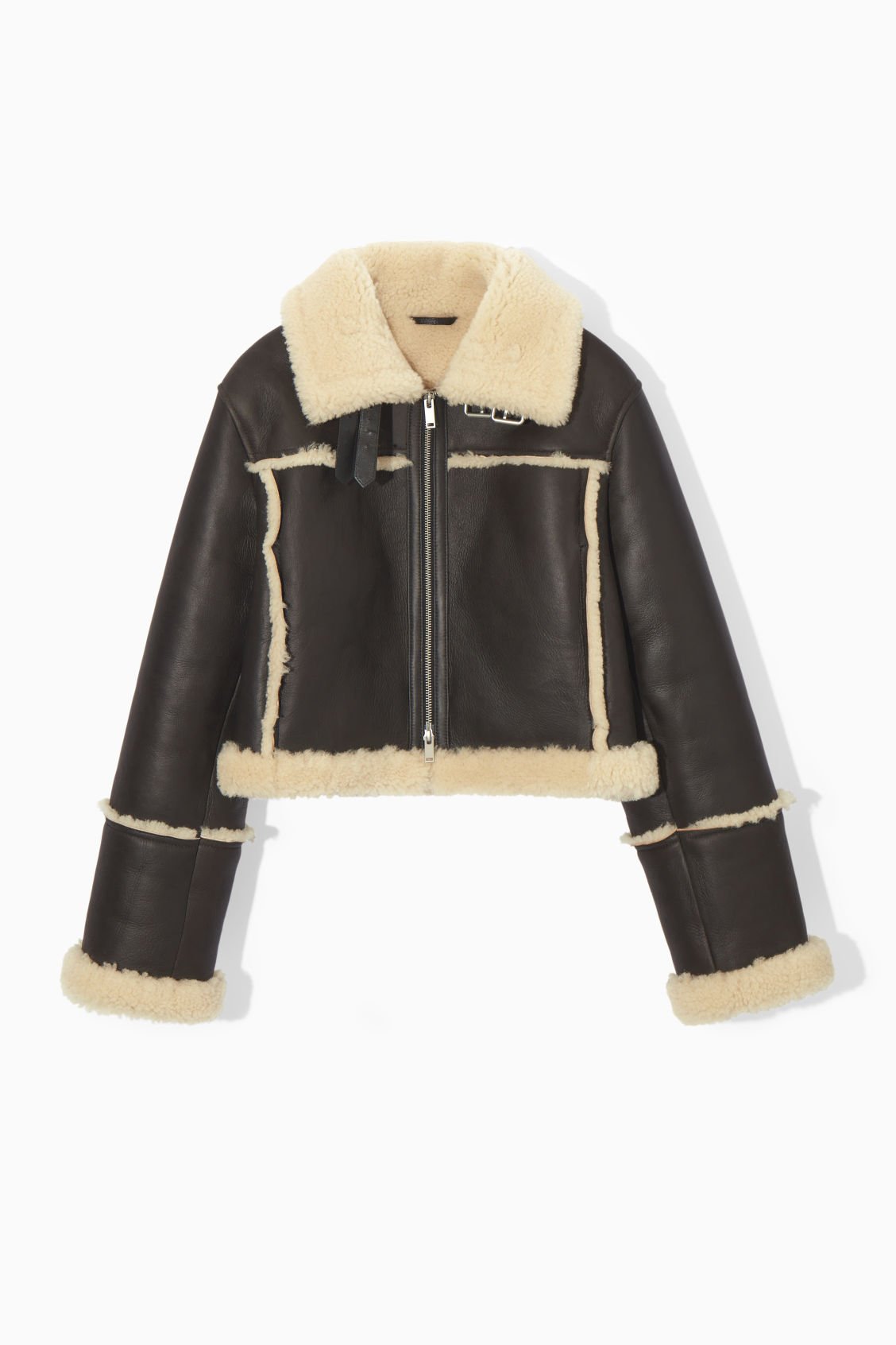 Cropped Shearling Jacket | Endource