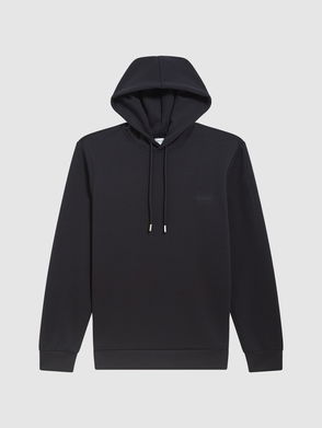 Reiss Brett Interlock Short Sleeve Hoodie