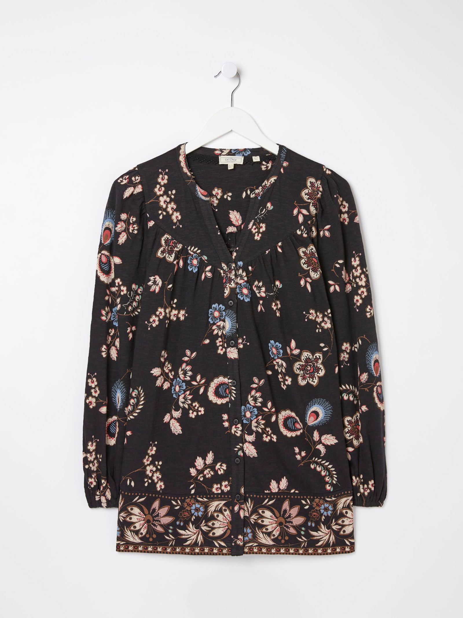 Betty Fall Floral Print Top 