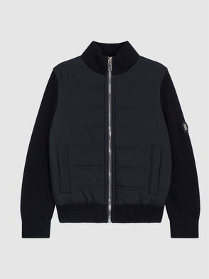 Amos Hybrid Zip-Through Quilted Jacket