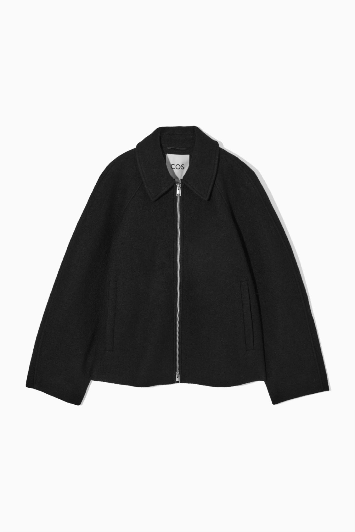 COS Oversized Boiled-Wool Jacket | Endource