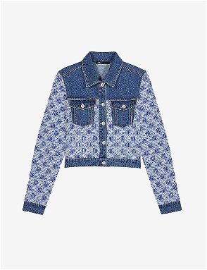 Supreme Louis Vuitton Blue Jean Jacket