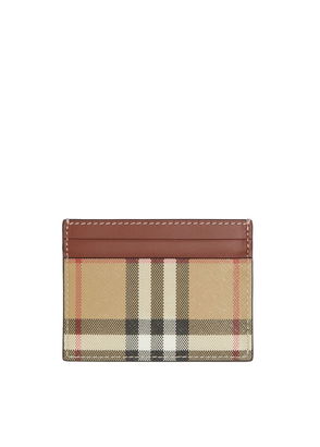 Burberry Vintage Check Card Holder with Lanyard