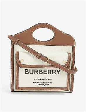 Beige Fille leather-trim woven cross-body bag, Muuñ