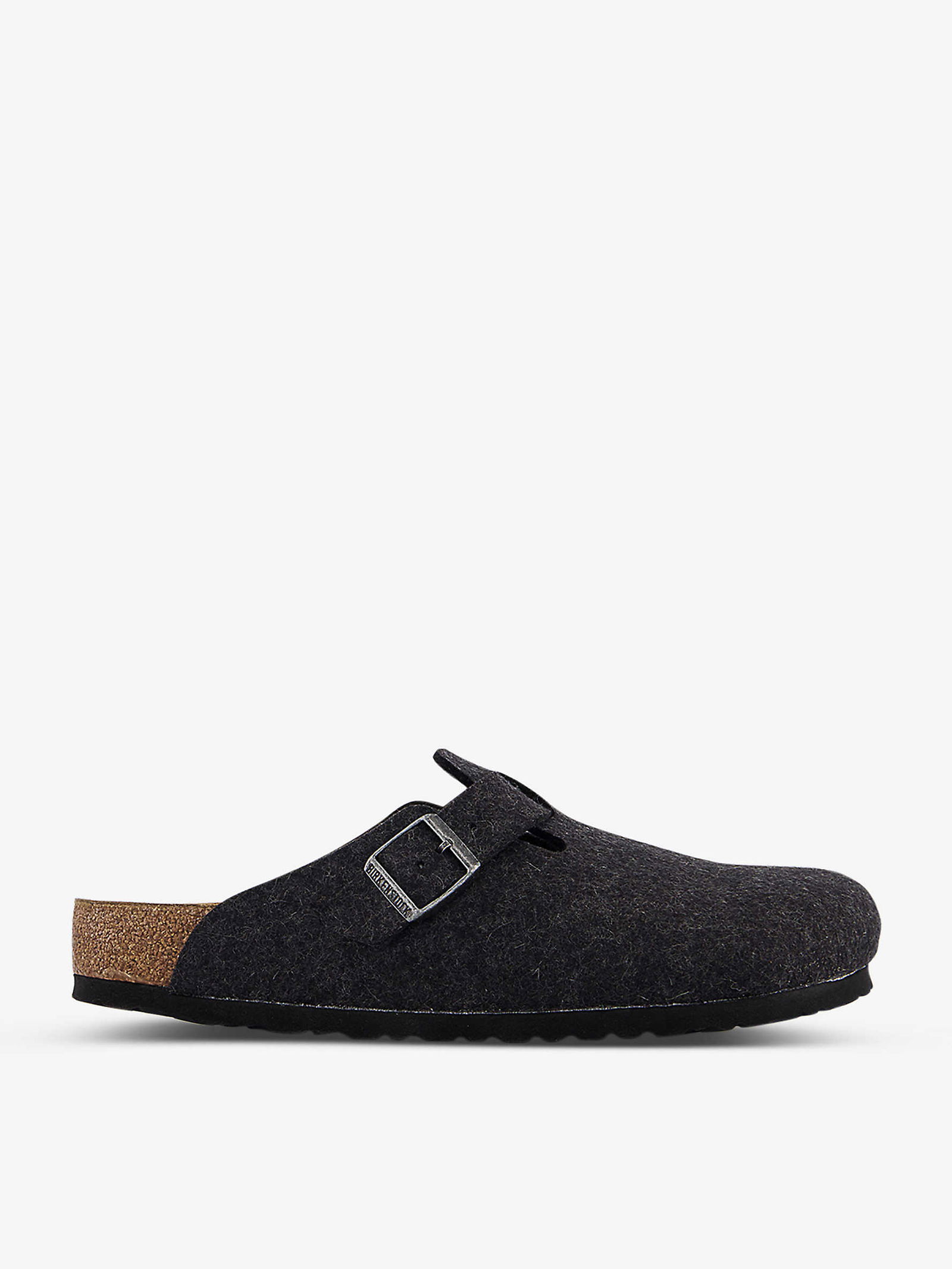 BIRKENSTOCK Boston Logo-Embossed Suede-Leather Clogs | Endource