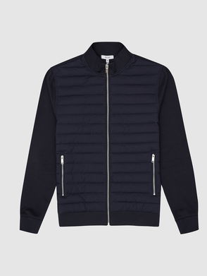 Amos Hybrid Zip-Through Quilted Jacket