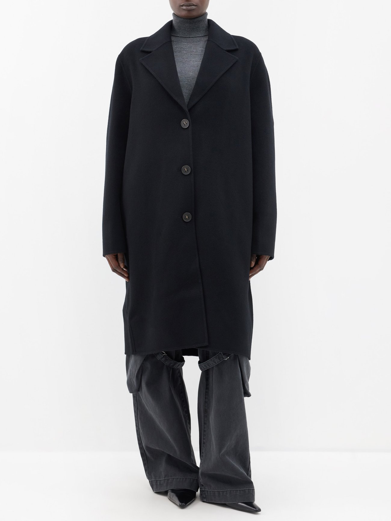 ACNE STUDIOS Avalon Double-Faced Wool Coat | Endource